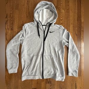 Nike Gray Full-Zip Hoodie